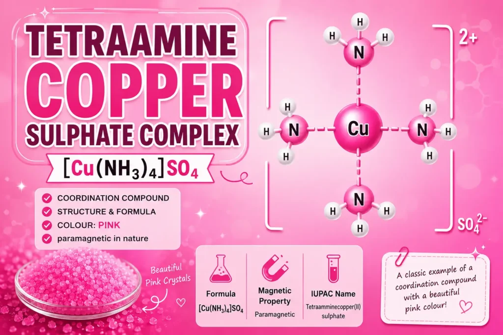 tetraamine copper sulphate complex