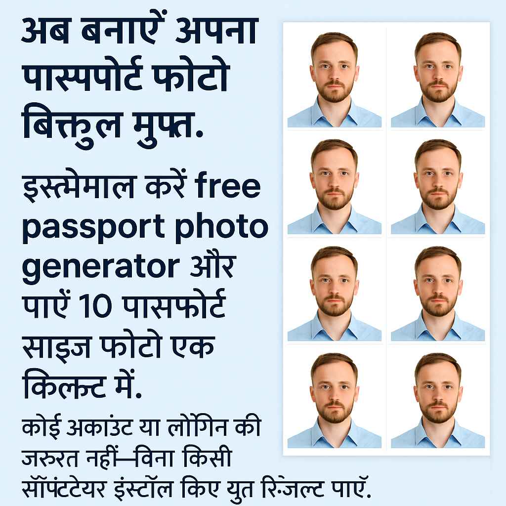 free passport photo generator