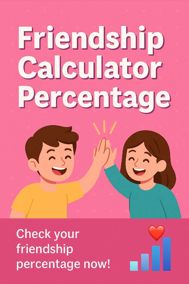 friendship calculator percentage