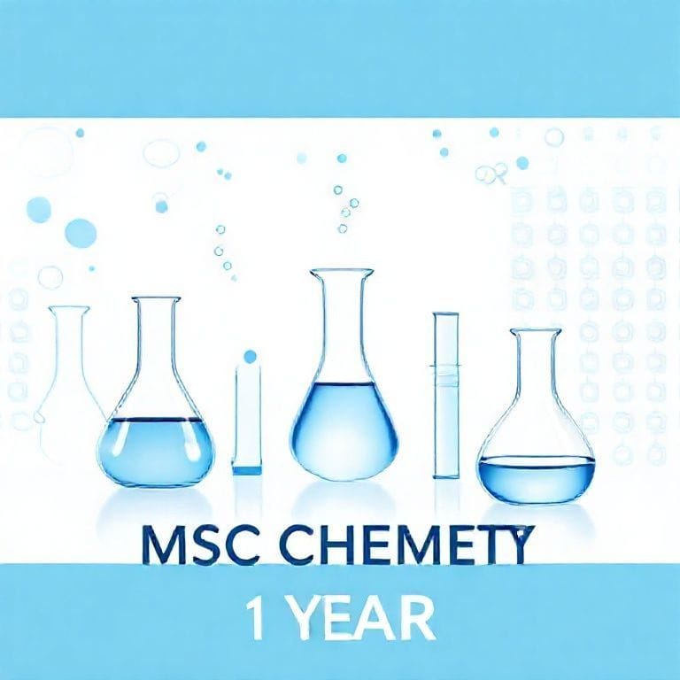 M.Sc. I Year Programme Chemistry CCE 2025-26