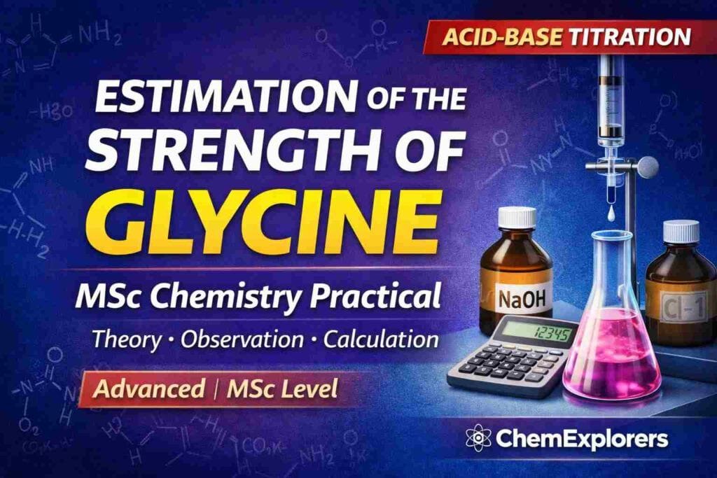 Estimation of the strength of glycine