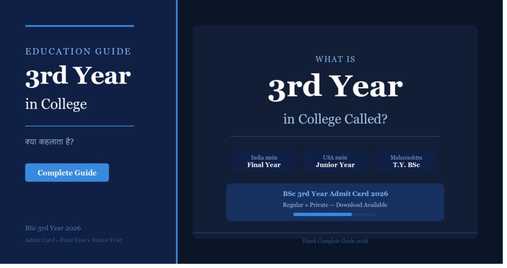 What is 3rd Year in College Called? Complete Guide