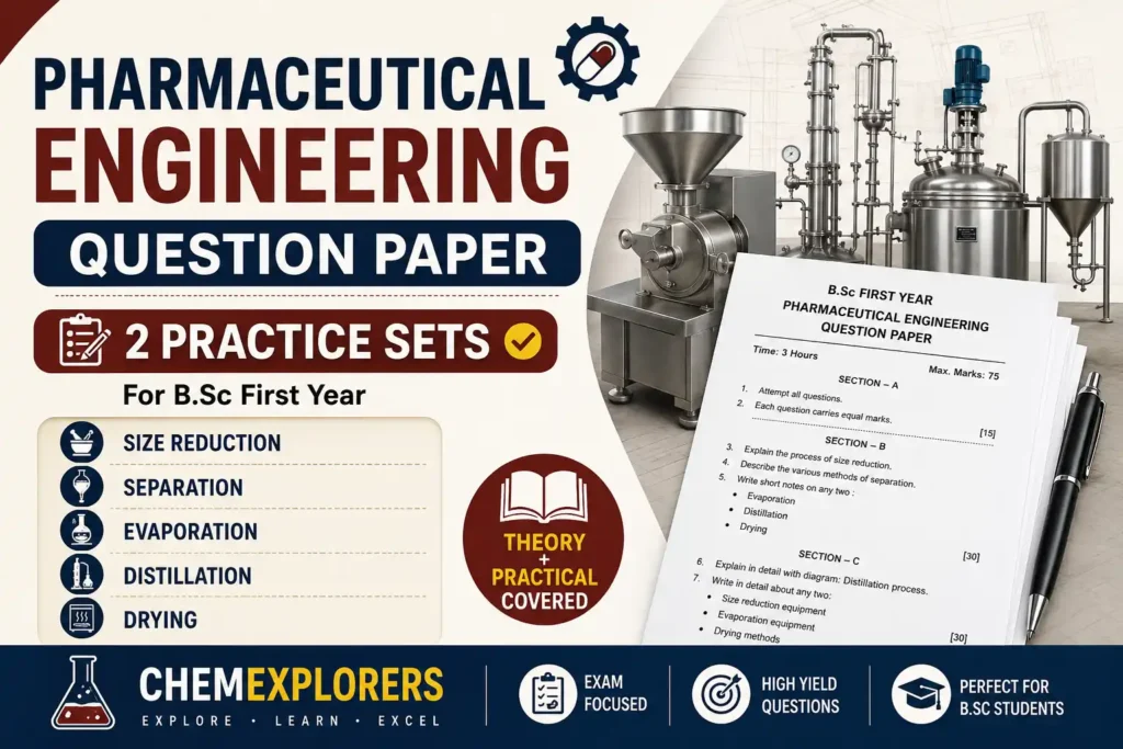 Pharmaceutical Engineering Question Paper