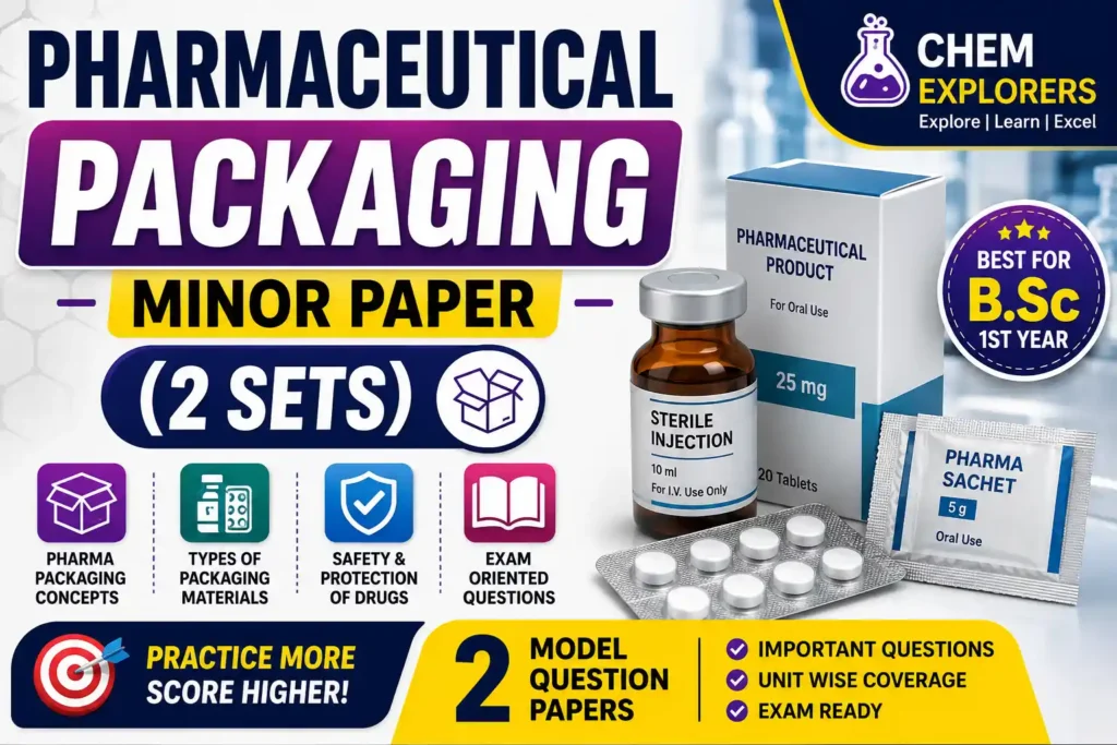 Pharmaceutical Packaging Minor Paper